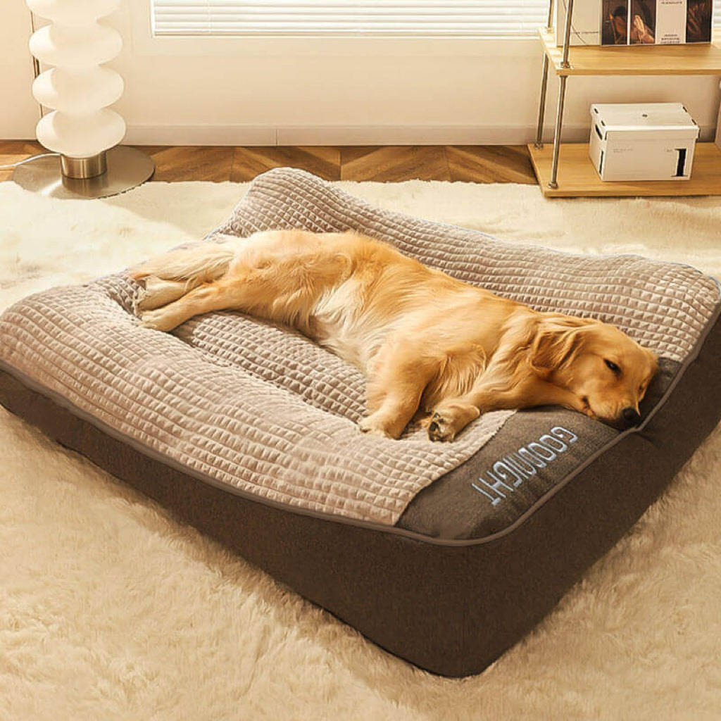 Dog bed sleeping pad is washable