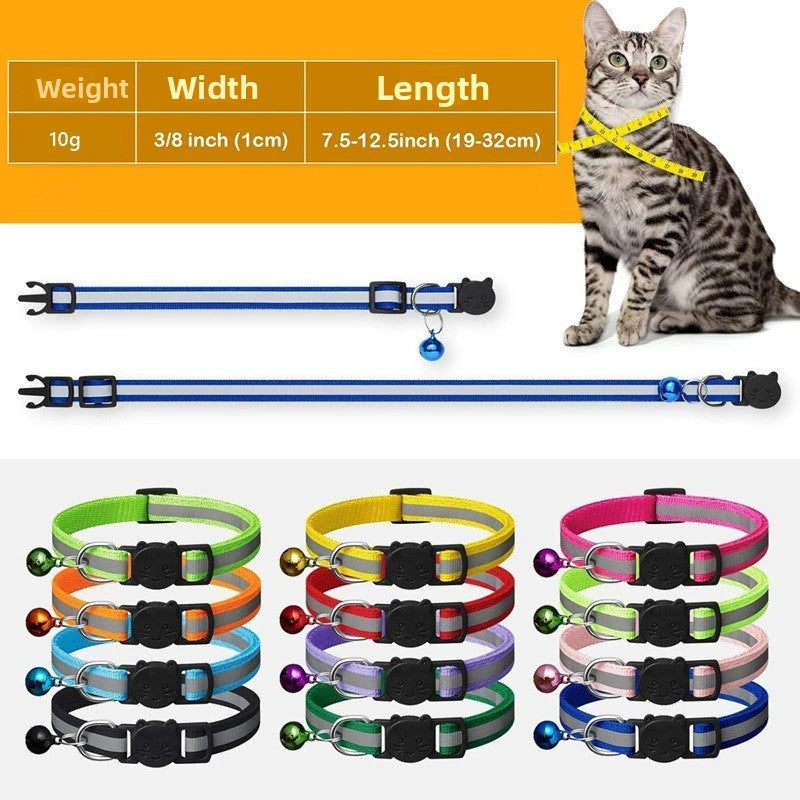 Reflective Safety Cat Collar
