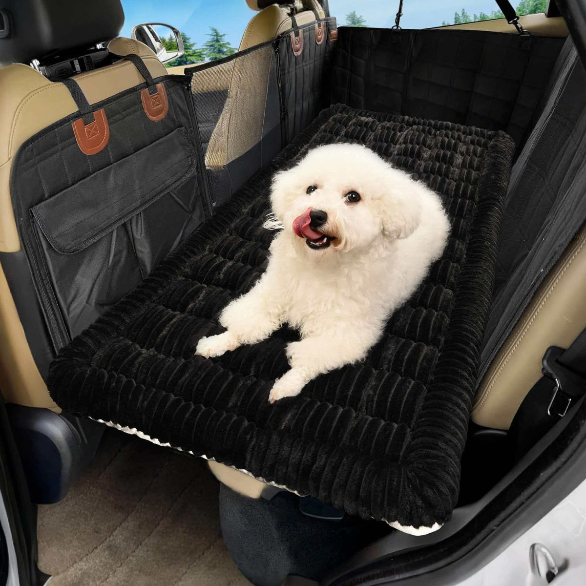 Furry Anti-Slip Pet Car Seat Mat