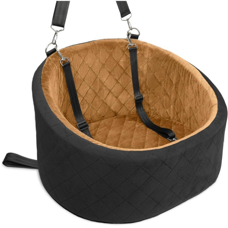Car dog bed, small dog crate, portable pet carrier for cars