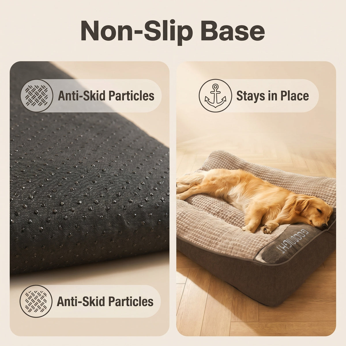 Dog bed sleeping pad is washable