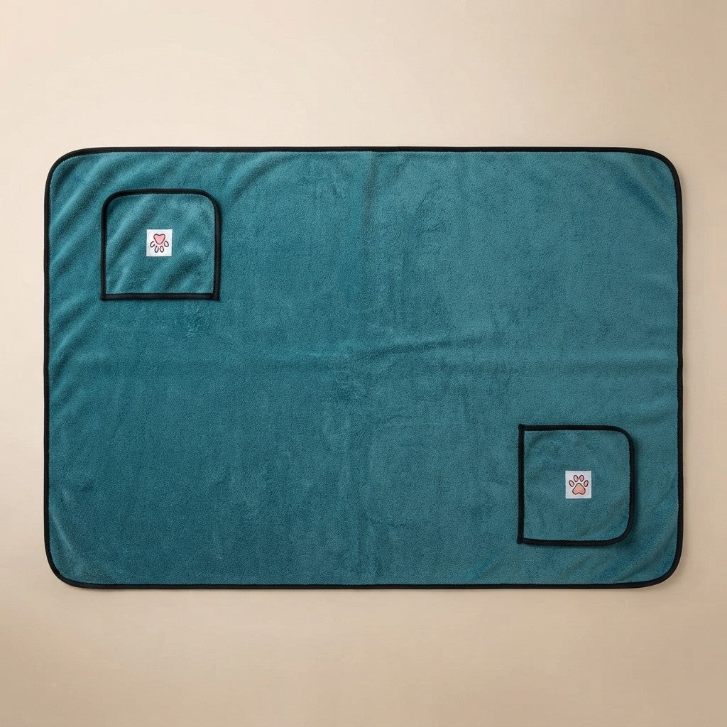 Absorbent Microfiber Pet Bath Towel